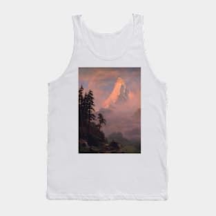 Sunrise on the Matterhorn is painting by American artist Albert Bierstadt. Tank Top